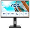 AOC Q32P2CA 31.5"W IPS LED 2560x1440 50 000 000:1 4ms 250cd HDMI DP pivot repro USB-C (65W) 