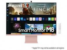 Samsung Smart Monitor M8 32" LED VA 3840x2160 Mega DCR 4ms 400cd HDMI USB-C(65W) Wifi repro pink 