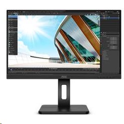 AOC U27P2 27"W IPS LED 3840x2160 50 000 000:1 4ms 350cd DP HDMI USB-C pivot repro 