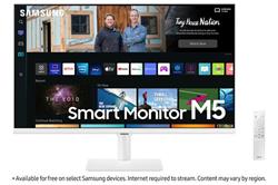 Samsung Smart Monitor M5 27" LED VA 1920x1080 Mega DCR 4ms 250cd HDMI USB Wifi biely 