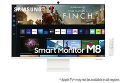 Samsung Smart Monitor M8 32" LED VA 3840x2160 Mega DCR 4ms 400cd HDMI USB-C(65W) Wifi repro biely 